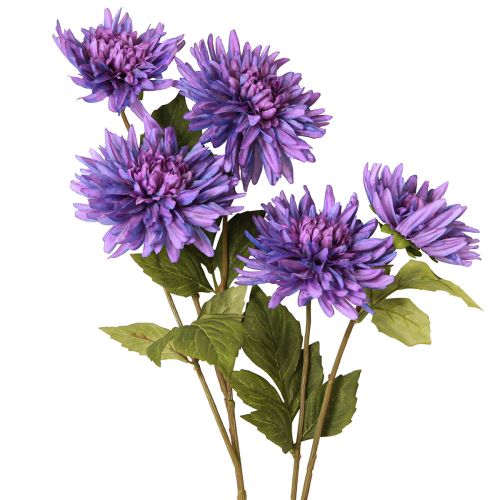 Artículo Dalias artificiales en lavanda con 5 flores 105cm