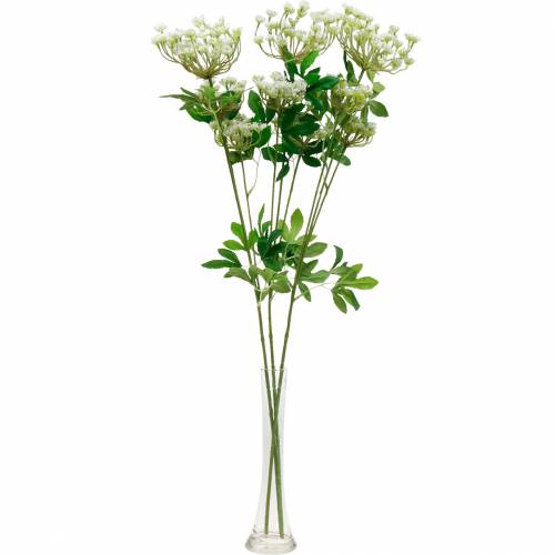 Artículo Zanahoria silvestre Flor de prado artificial Flores artificiales 3 piezas