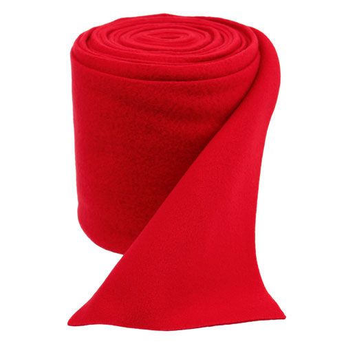 Floristik24 Deco vellón rojo 15cm 5m