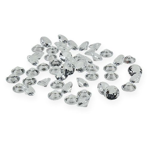 Floristik24 Diamantes decorativos 12mm naturales 170pzs