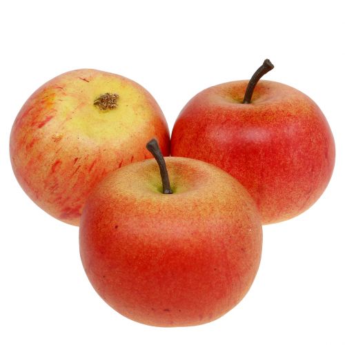 Floristik24 Deco manzanas Cox 6cm 6pcs