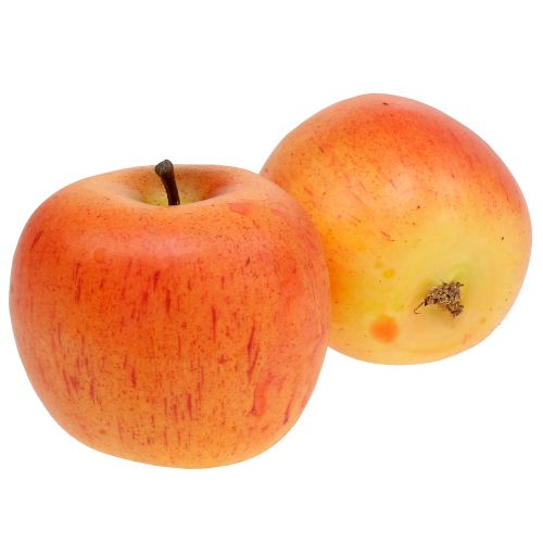 Floristik24 Manzanas decorativas Cox naranja 7cm 6uds