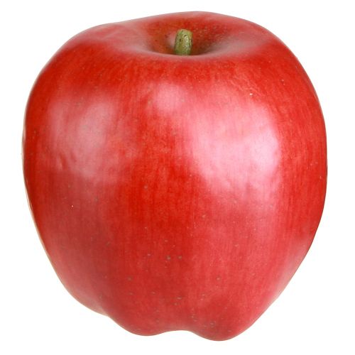 Floristik24 Chupete decorativo de comida de fruta decorativa roja manzana 9cm