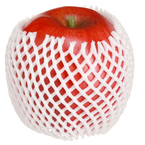 Artículo Chupete decorativo de comida de fruta decorativa roja manzana 9cm