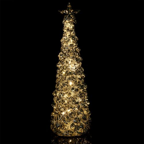 Floristik24 Árbol de navidad acrílico con luz LED H36cm