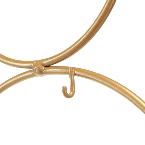 Artículo Árbol decorativo con ganchos Decoración navideña metal dorado mate Al. 58 cm