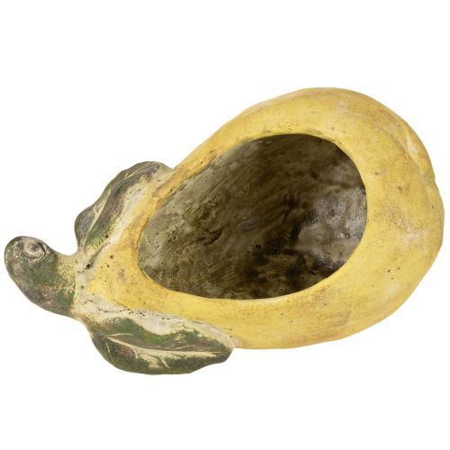 Artículo Maceta decorativa de hormigón con forma de pera, decoración otoñal, 19×12,5×15,5 cm