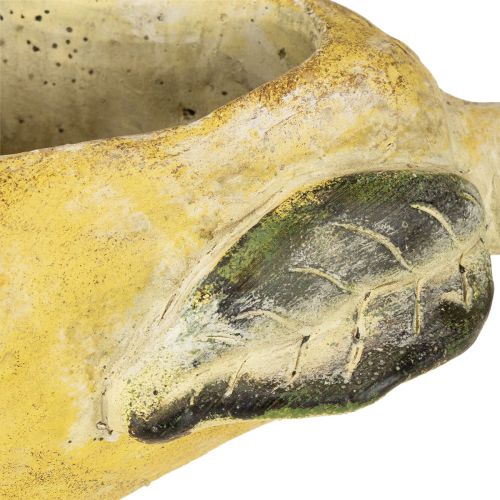 Artículo Maceta decorativa de pera otoñal de hormigón de 25 x 13 x 11 cm