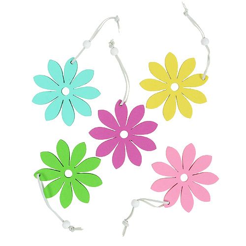 Floristik24 Flores decorativas para colgar Ø8cm 20 piezas