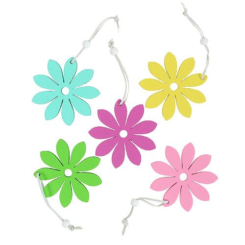 Floristik24 Flores decorativas para colgar Ø8cm 20pcs