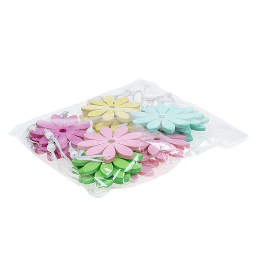 Floristik24 Flores decorativas para colgar Ø8cm 20 piezas