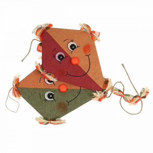 Floristik24 Deco cometa para colgar colores surtidos 40cm 2uds