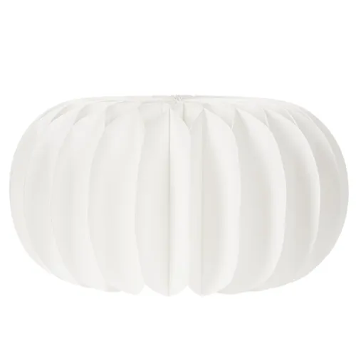 Anillo de papel de nido de abeja redondo grande con forma de calabaza para flores secas y decoración otoñal, 24 cm, 4 unidades. | Floristik24.es