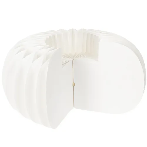 Anillo de papel de nido de abeja redondo grande con forma de calabaza para flores secas y decoración otoñal, 24 cm, 4 unidades. | Floristik24.es