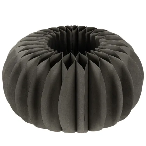 Decoración de mesa de papel con forma de panal de calabaza, plegable, redonda, 34 cm, 2 piezas