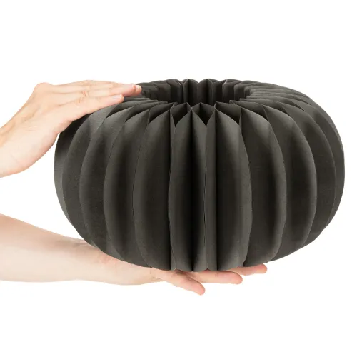 Decoración de mesa de papel con forma de panal de calabaza, plegable, redonda, 34 cm, 2 piezas | Floristik24.es