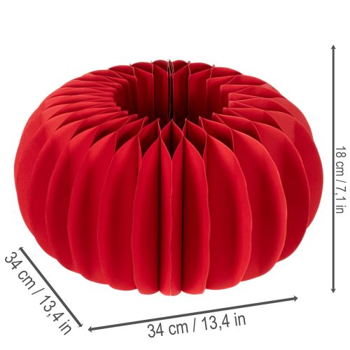 Papel decorativo de calabaza con forma de panal de abeja, 34 cm, 2 unidades | Floristik24.es