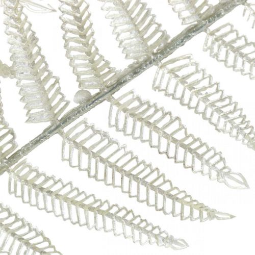Deco helecho planta artificial hoja de helecho helecho artificial blanco L78cm