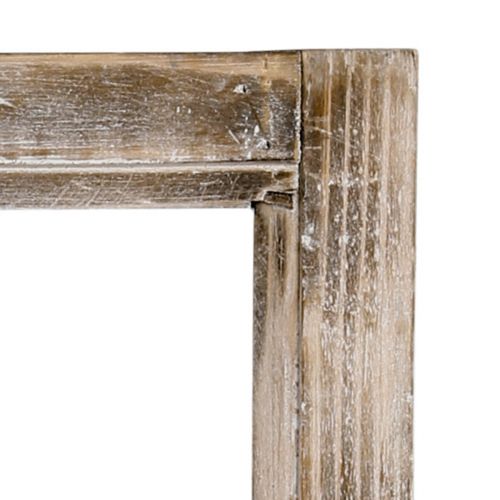 Floristik24 Marco de ventana decorativo decoración de madera rústico marrón 40×60cm