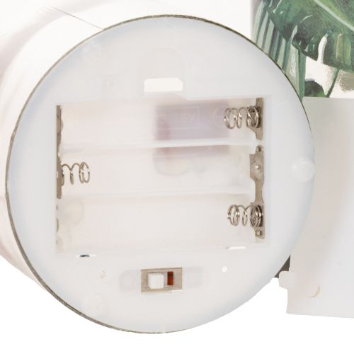 Botella decorativa con luz LED de flamenco de 37,5 cm, luz blanca cálida, 2 unidades | Floristik24.es
