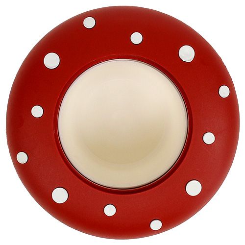 Artículo Agárico de mosca decorativo Ø6cm 11 piezas