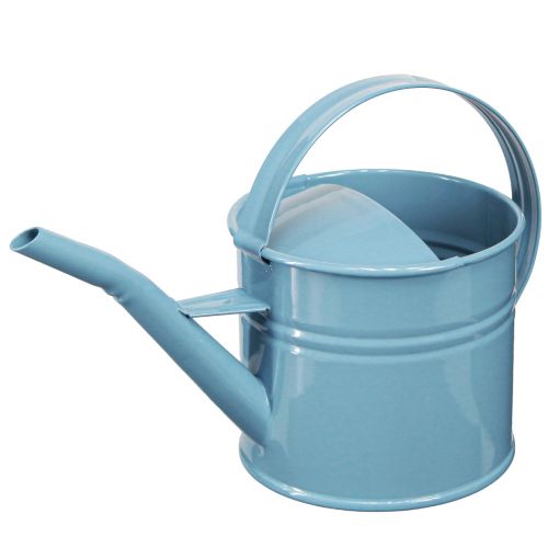 Artículo Regadera decorativa maceta azul metal 28x13x17cm 1,25l