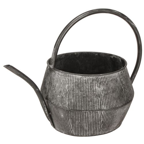 Regadera de decoración Metal Tetera Negra 39×25×30,5cm