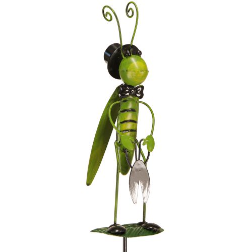 Artículo Decoración Saltamontes en Palo Decoración Jardín Metal Surtido 77cm 2uds