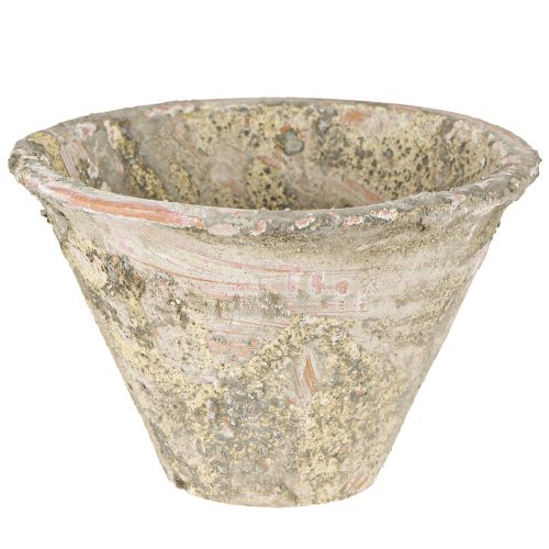 Artículo Maceta decorativa de resina de arcilla terracota Ø17cm H11cm 2uds