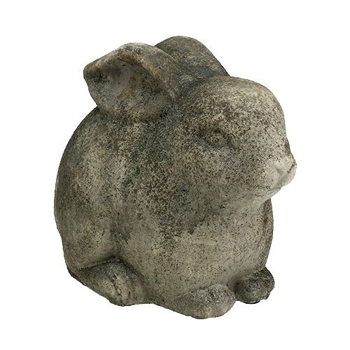 Floristik24 Conejo decorativo tono gris 17cm x 12cm x 15cm