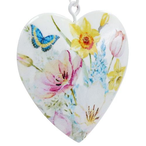 Floristik24 Corazones decorativos con motivos 5,5cm 8pcs