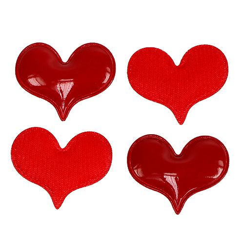 Floristik24 Corazones decorativos para espolvorear 4.5cm rojo 50pcs