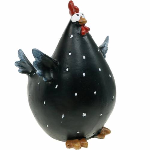 Floristik24 Pollo decorativo, figura primaveral, decoración Pascua, gallina, decoración pollo 18cm