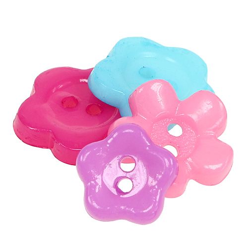 Floristik24 Botones decorativos de color Ø1.2cm - 1.5cm 270p