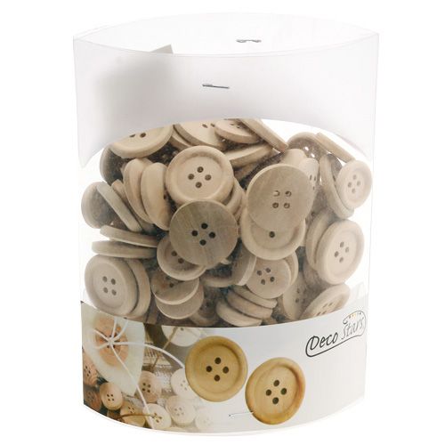 Artículo Botones decorativos natural 1,5cm - 2,5cm 150 uds.