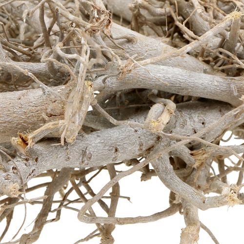 Floristik24 Corona decorativa natural, gris Ø40cm 1ud