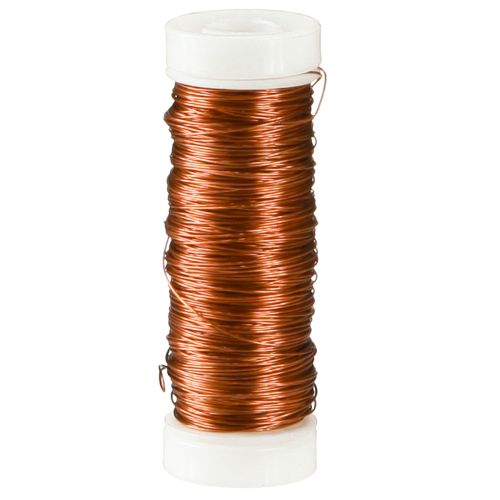 Artículo Hilo Deco Esmaltado Naranja Ø0.30mm 30g/50m