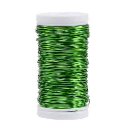 Alambre Esmaltado Deco Verde Manzana Ø0.50mm 50m 100g