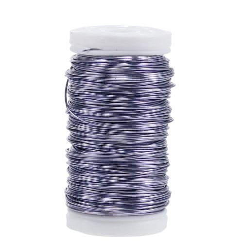 Alambre Deco Esmaltado Lila Ø0.50mm 50m 100g