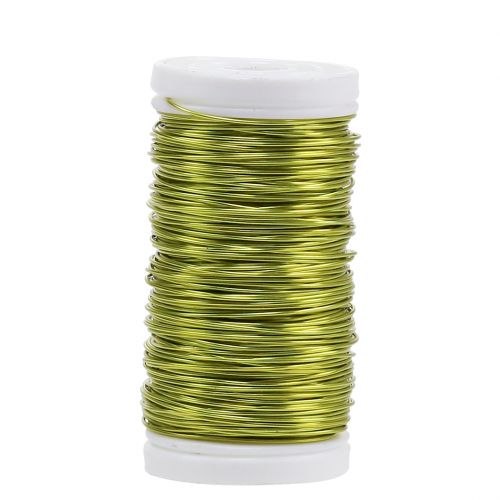 Alambre esmaltado Deco verde lima Ø0.50mm 50m 100g