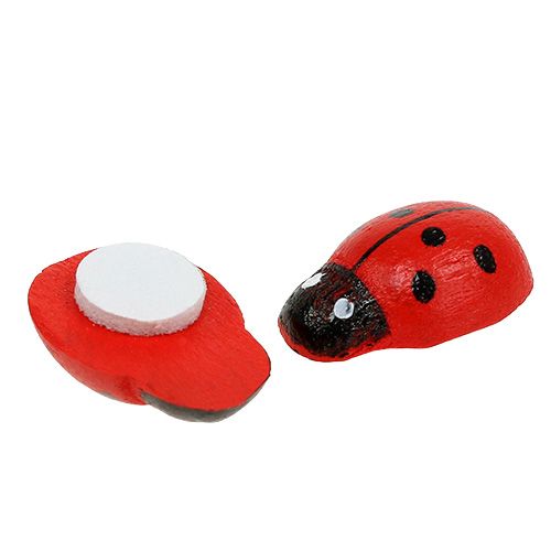 Artículo Mariquitas decorativas para pegar 1cm rojo 360ud