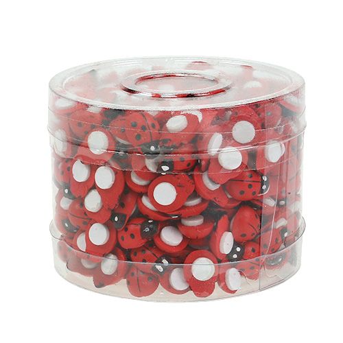 Artículo Mariquitas decorativas para pegar 1cm rojo 360ud