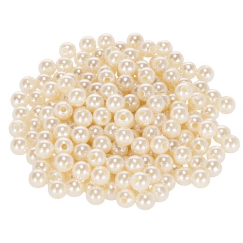 Perlas decorativas color champán Ø8 mm 250 unidades comprar | Floristik24.es