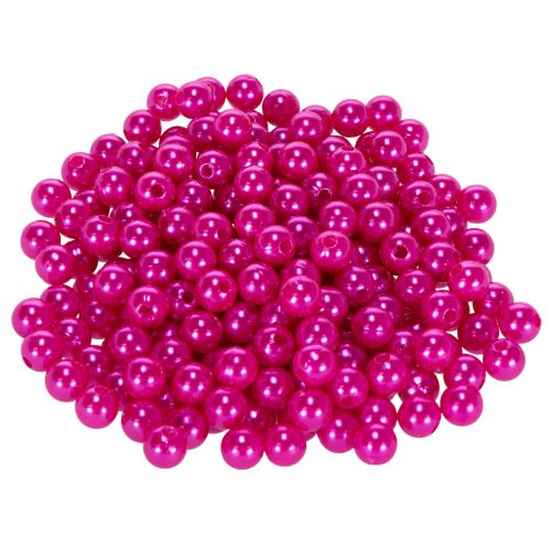 Cuentas decorativas rosas, Ø8 mm, 250 unidades
