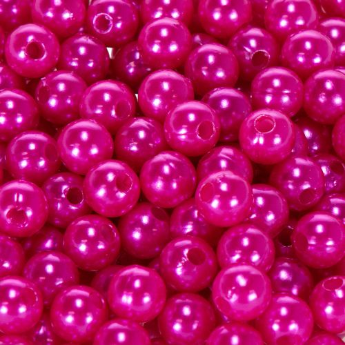 Cuentas decorativas rosas, Ø8 mm, 250 unidades | Floristik24.es