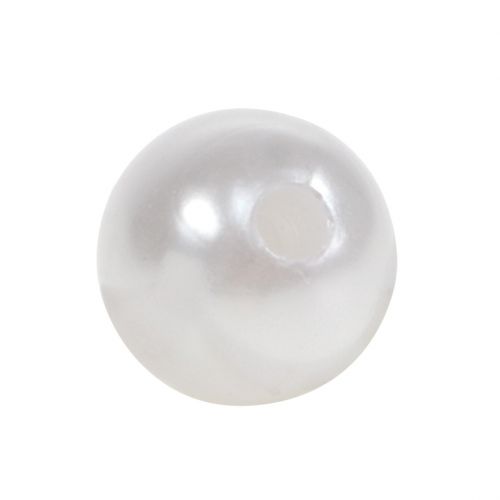 Artículo Cuentas decorativas blancas Ø10mm 115 piezas