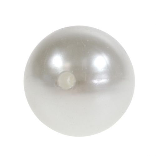 Artículo Cuentas decorativas blancas Ø20mm 12 piezas