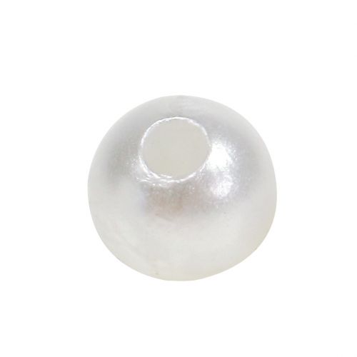 Artículo Cuentas decorativas blancas Ø8mm 250 piezas
