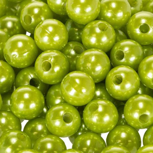 Cuentas decorativas Ø10mm verde 115 piezas | Floristik24.es