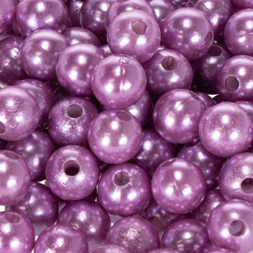 Cuentas decorativas Ø10mm violeta 115 piezas | Floristik24.es